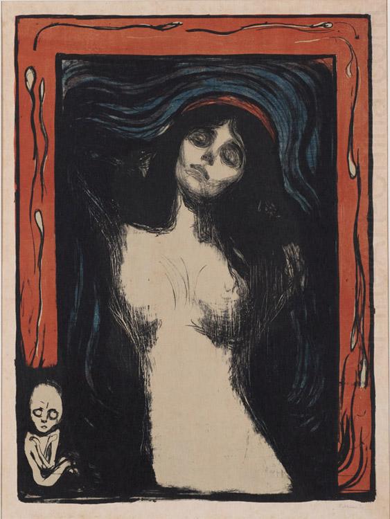 Madonna (mk12), Edvard Munch